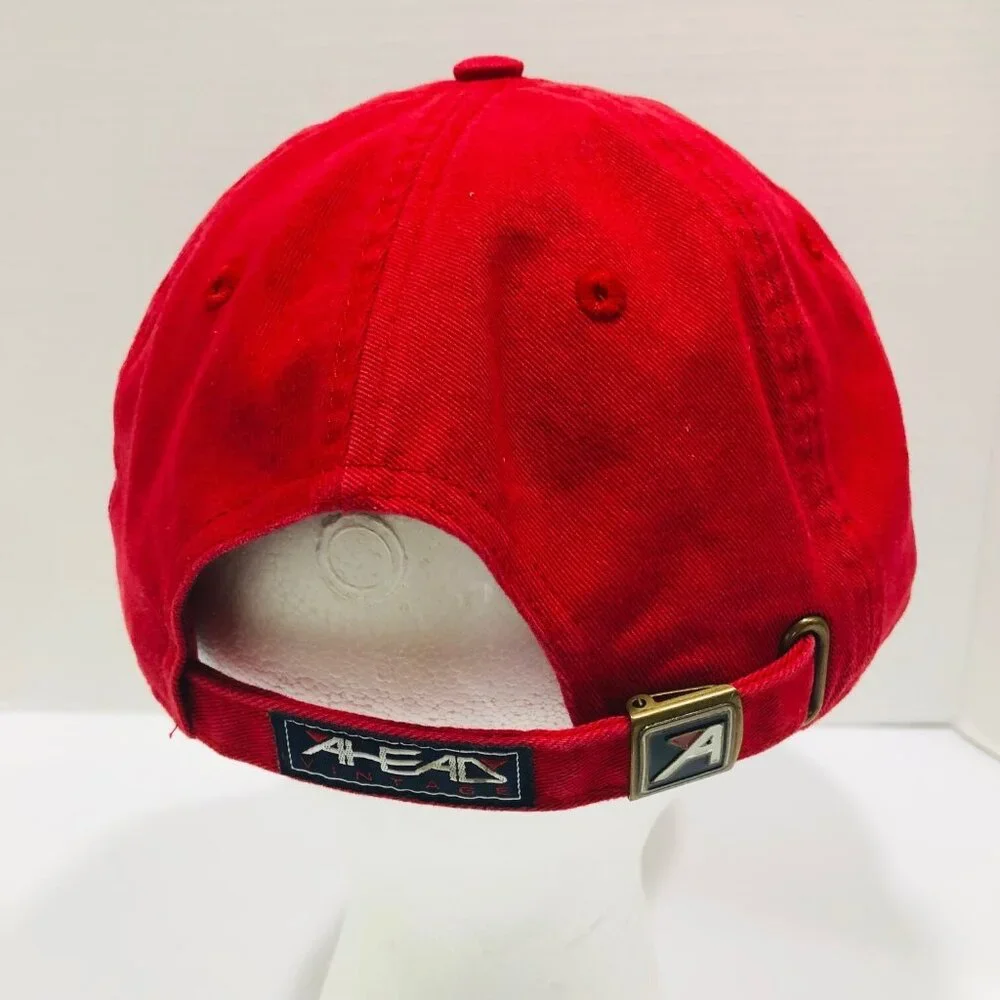 2014‎ Ryder Cup Golf Hat Red Embroider Gleneagles Scotland AHead Vintage Classic